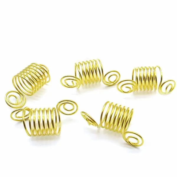 Lot de 5 Spirales Ressorts pour braids et Locks