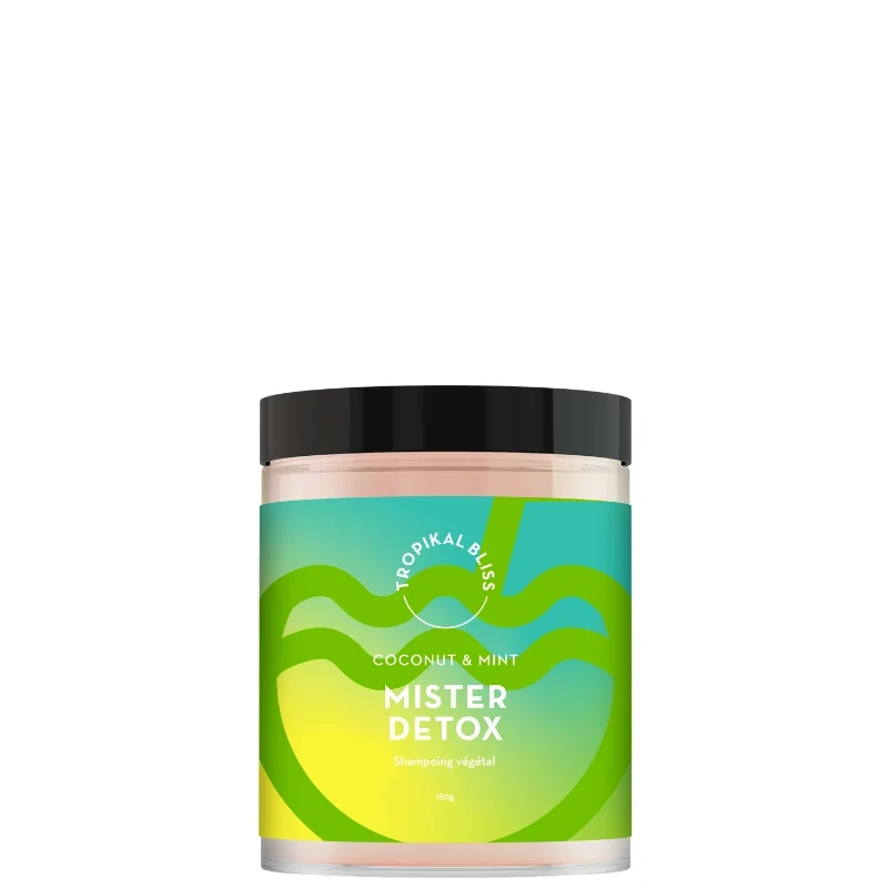 Shampoing végétale à l'argile Mister Detox Coconut Mint - TropikalBliss