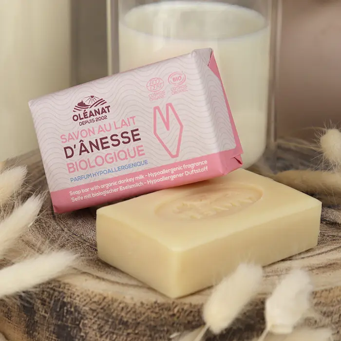 Savon Bio au Lait d'ânesse - Oléanat