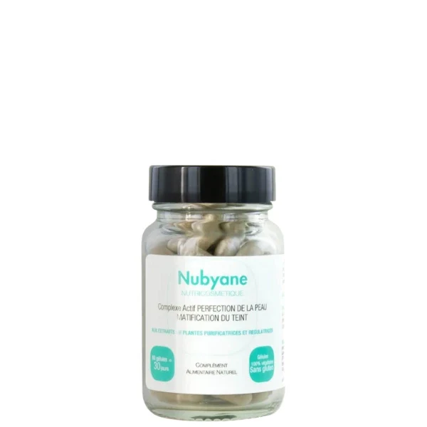Complexe Actif Perfection et Matification du Teint 60 Gélules - Nubyane