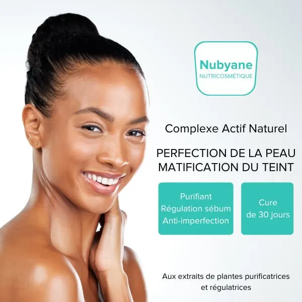 Complexe Actif Perfection et Matification du Teint 60 Gélules - Nubyane