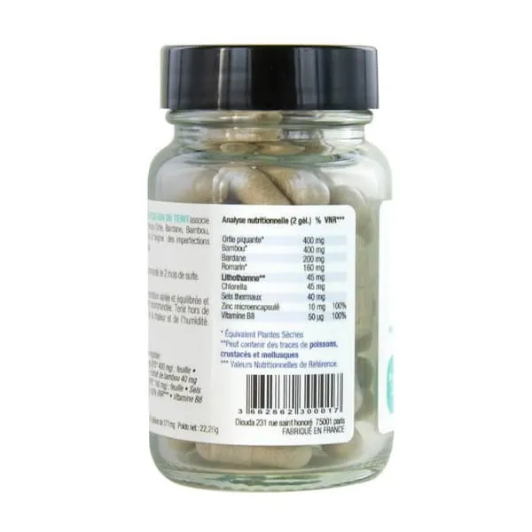Complexe Actif Perfection et Matification du Teint 60 Gélules - Nubyane