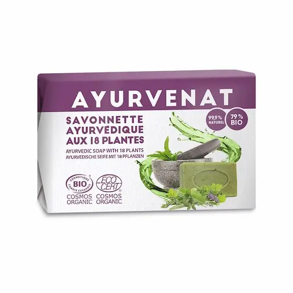 Savon Bio Ayurvédique aux 18 Plantes - Ayurvenat