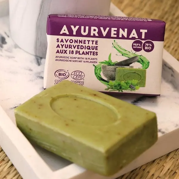 Savon Bio Ayurvédique aux 18 Plantes - Ayurvenat