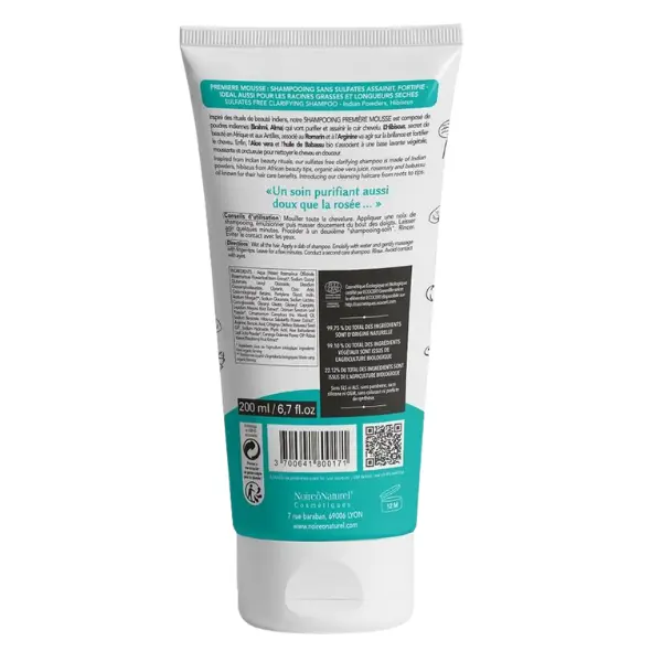 Première Mousse Shampooing Purifiant Bio - NoireÔnaturel