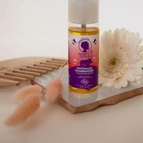 Huile Soin Bio Papouilles Gourmandes - NoireÔnaturel