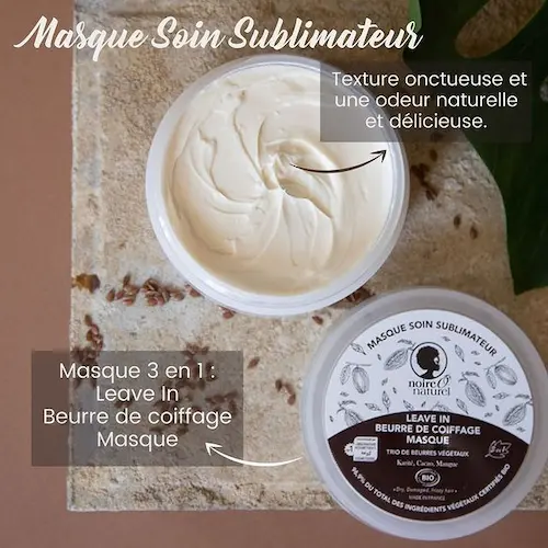 Masque Soin Sublimateur - NoireÔnaturel