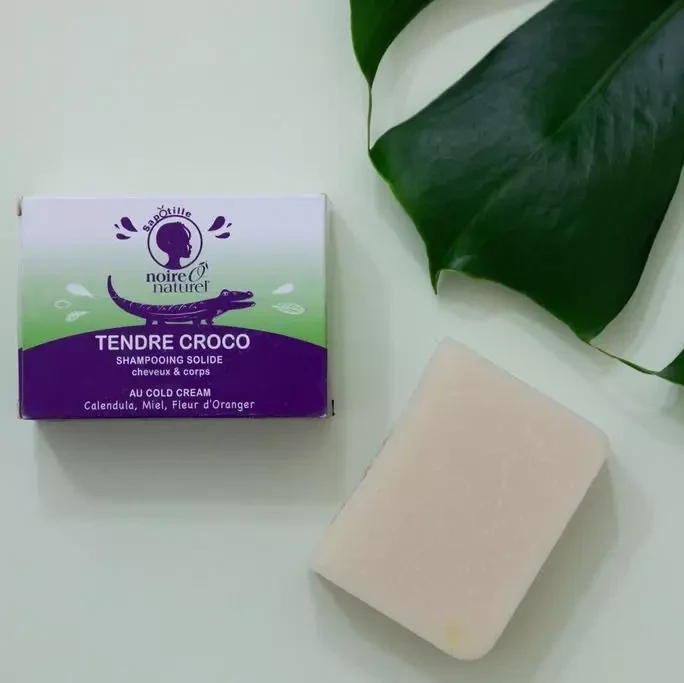 Tendre Croco Savon Cold Cream Enfant - NoireÔnaturel