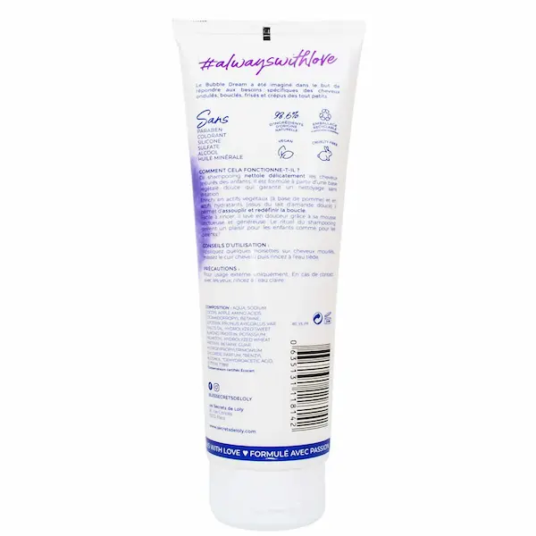 Shampoing Enfant Bubble Dream - Les Secrets de Loly