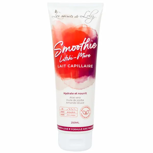 Smoothie Litchi Mûre Lait Capillaire - Les Secrets de Loly
