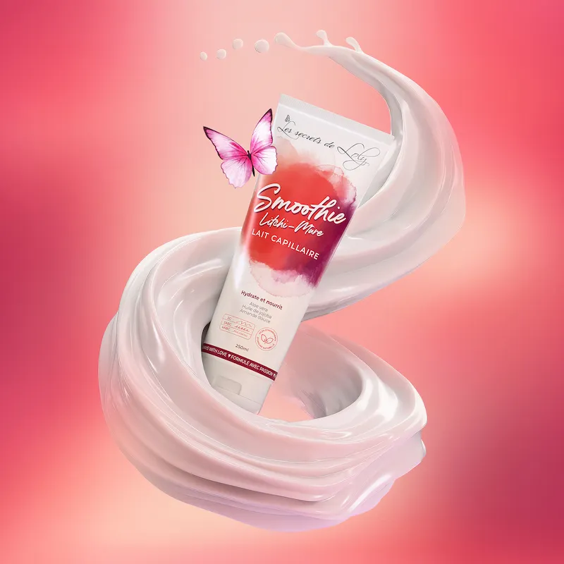 Smoothie Litchi Mûre Lait Capillaire - Les Secrets de Loly