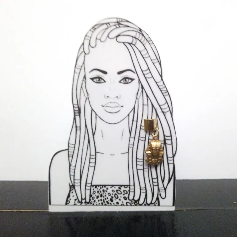 Bague laiton Pharaon dorée - My Afro Touch