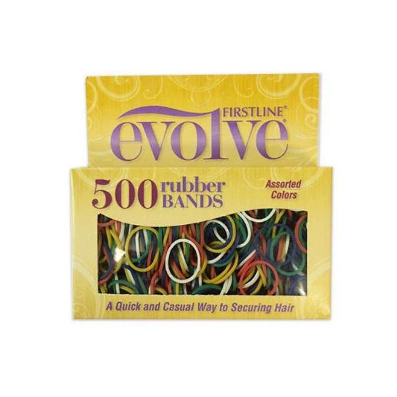 500 mini élastiques teintes assorties - Evolve