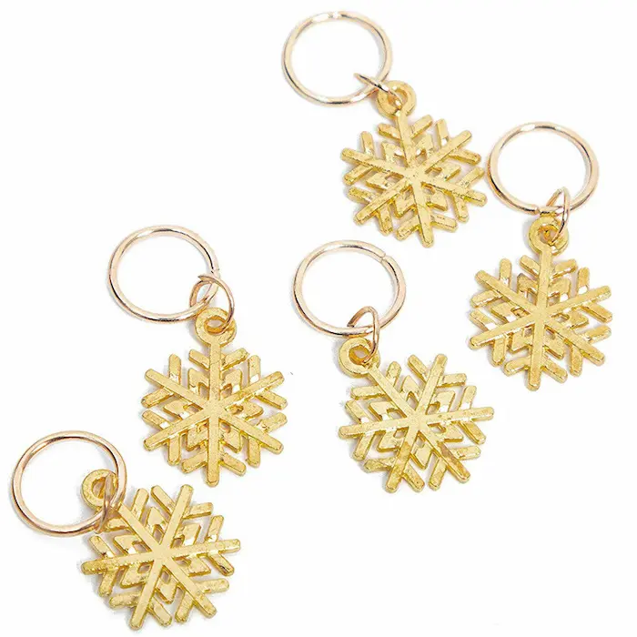 5 bijoux pour braids, locks et tresses Hair Ring Flocon