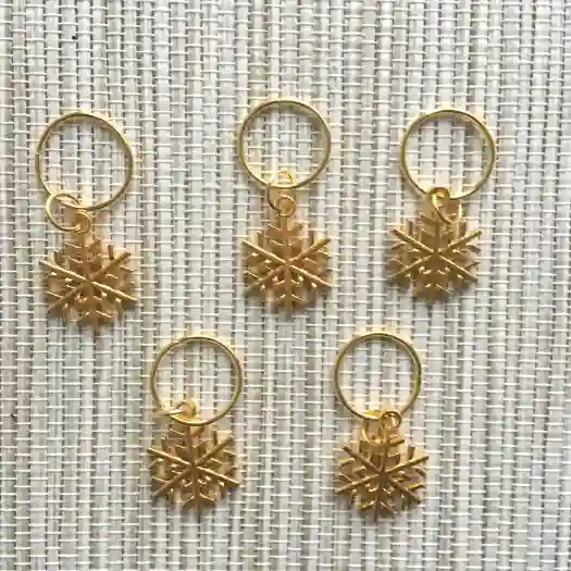 5 bijoux pour braids, locks et tresses Hair Ring Flocon