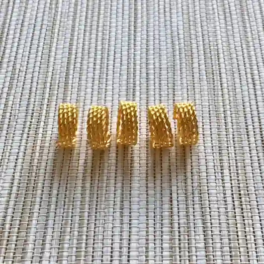 5 bijoux cheveux ressorts torsadés larges tresses locks