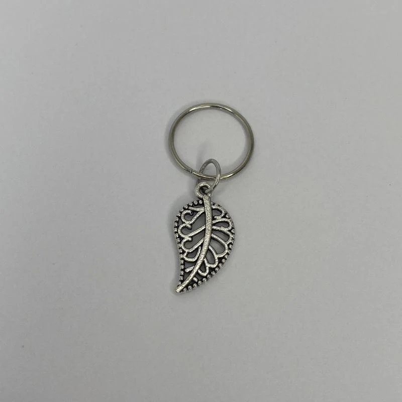5 Bijoux pour tresses nattes et locks - Breloque Charm Feuilles