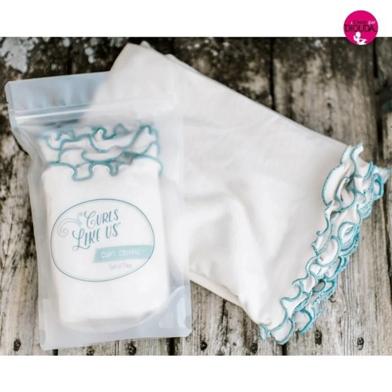 Serviette 100% Coton pour Boucles Lot de 2 - Curls Like Us
