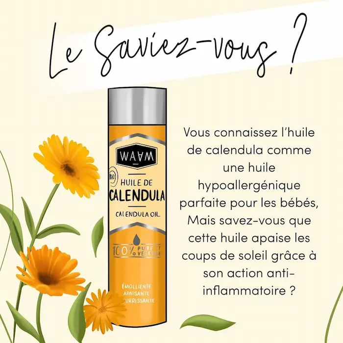Huile de Calendula Bio - WAAM