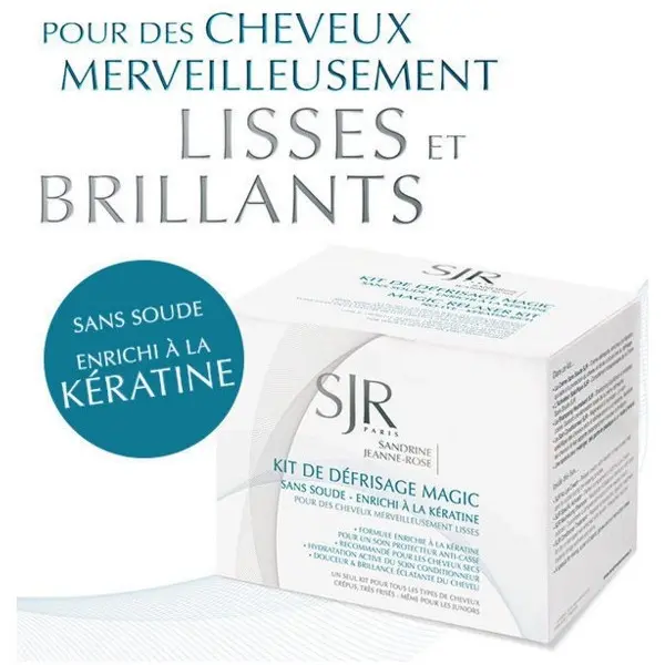 Kit De Défrisage à la Keratine Magic - SJR Paris