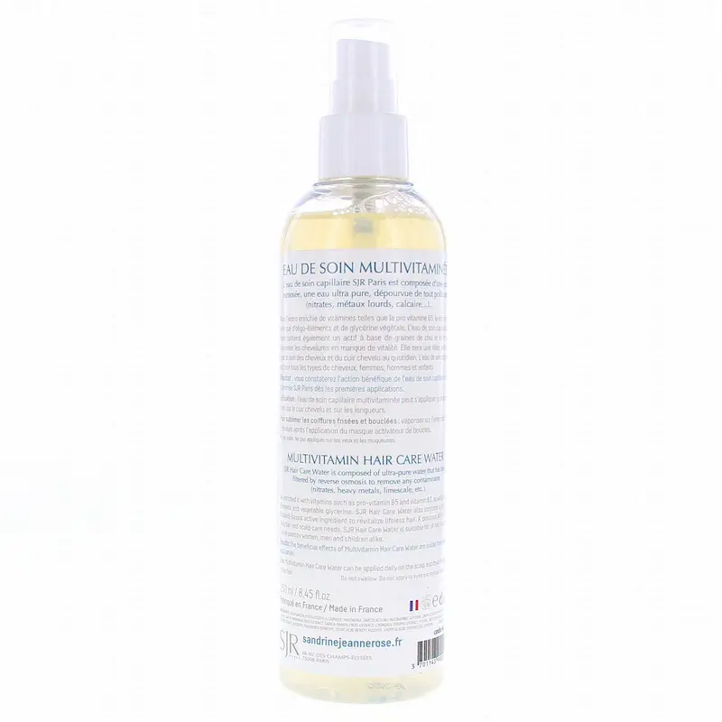 Eau de soin multivitaminée - SJR Paris