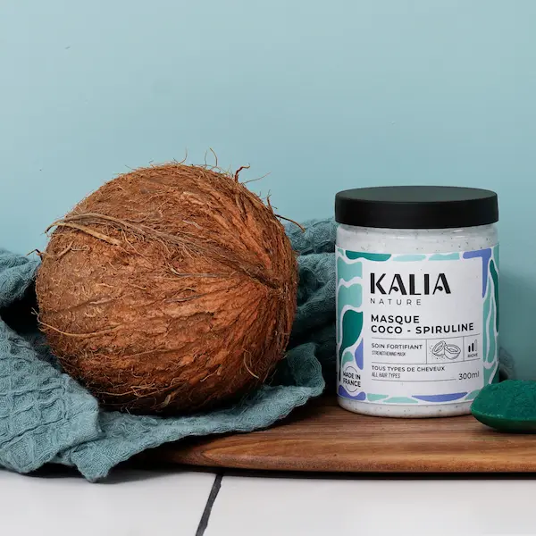Masque Capillaire Protéiné Coco Spiruline - Kalia Nature