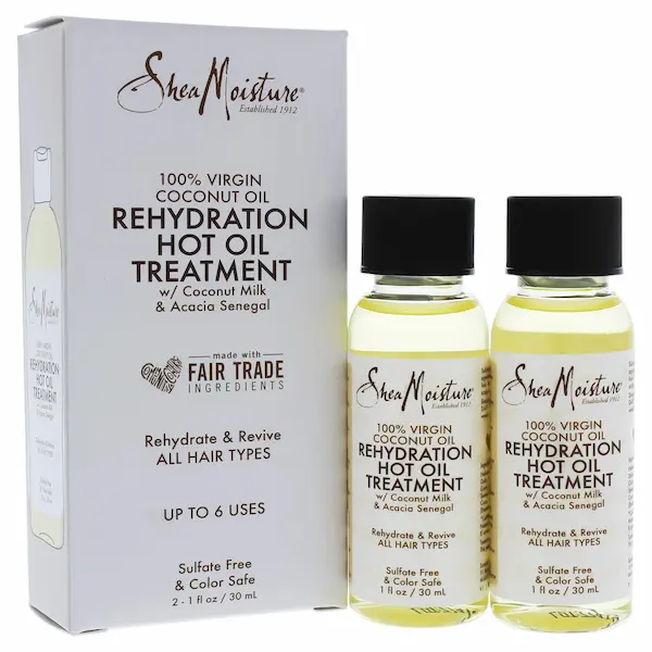 Bain d'Huile Coco Hot Oil Treatment - Shea Moisture 100% Virgin Coconut Oil