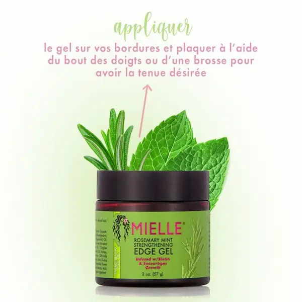 Lisseur Bordures Edge Gel Rosemary Mint - Mielle
