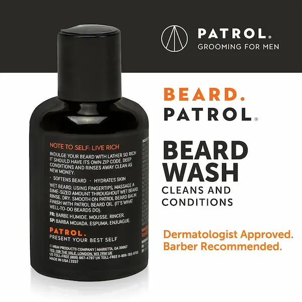 Shampoing Barbe aux huiles de Moringa et Baobab - Beard Patrol