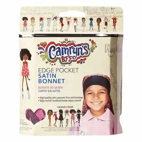 Bonnet Satin pour Tresses Enfant - Camryn's BFF