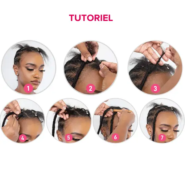 Dreadlocks Extensions Naturelles Loc N Roll Braid 12 pouces - Janet Collection