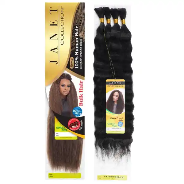 Mèches à tresser Naturelles SUPER FRENCH BULK - Janet Collection