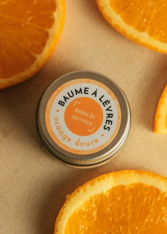 Baume à lèvres bio - orange douce