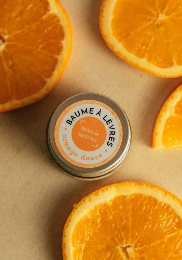 Baume à lèvres bio - orange douce