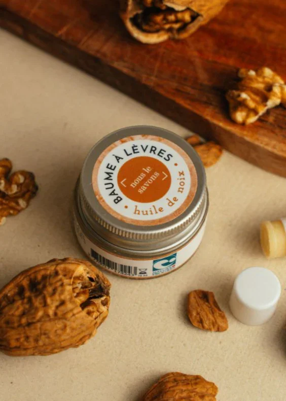 Baume à lèvres bio - noix