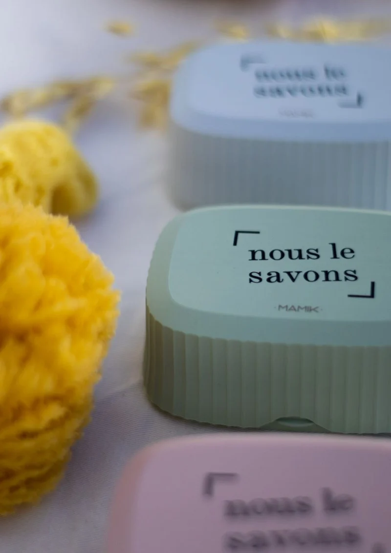 Boîte à savon recyclée 2 en 1