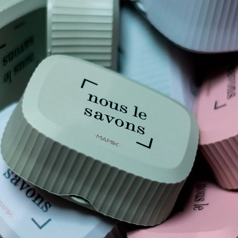Boîte à savon recyclée 2 en 1