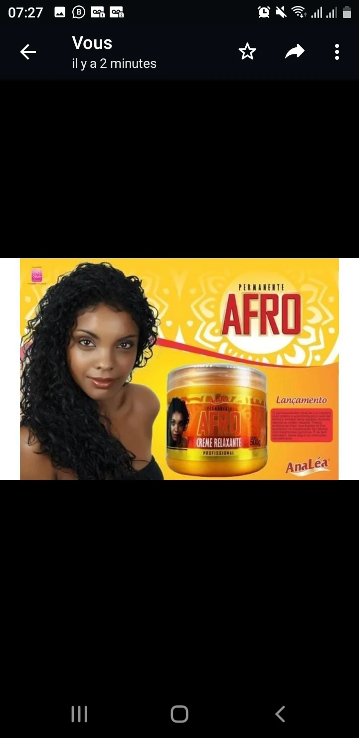 Crème Relachante 500 gr Niely Afro