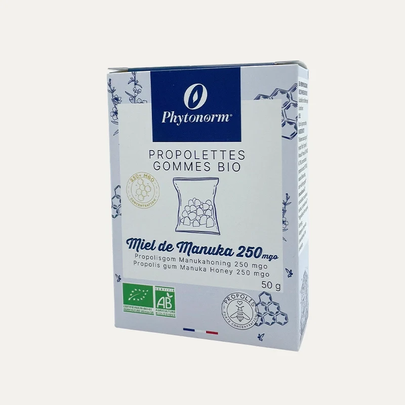 Propolettes gommes BIO - Miel de Manuka