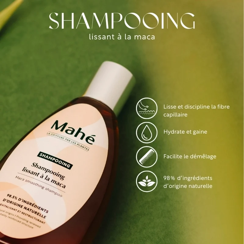 Shampooing lissant à la Maca