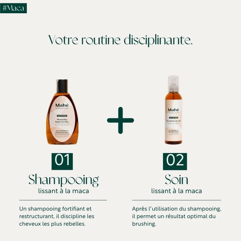 Shampooing lissant à la Maca