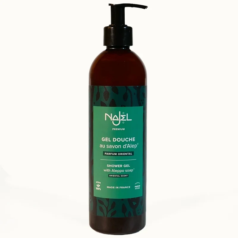Gel douche au savon d'Alep - parfum intense Oriental