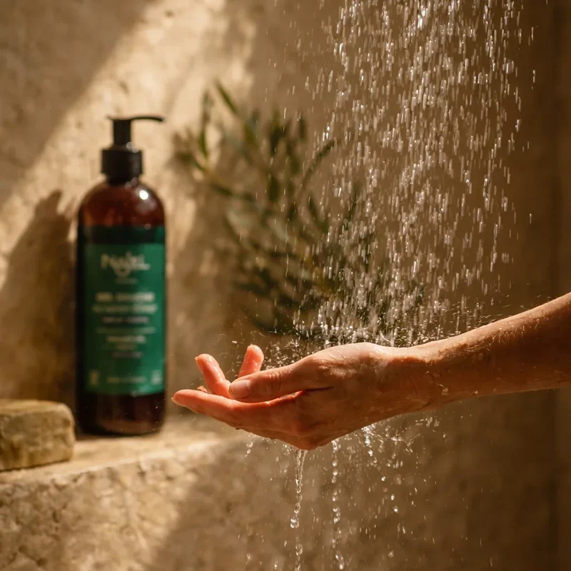 Gel douche au savon d'Alep - parfum intense Oriental