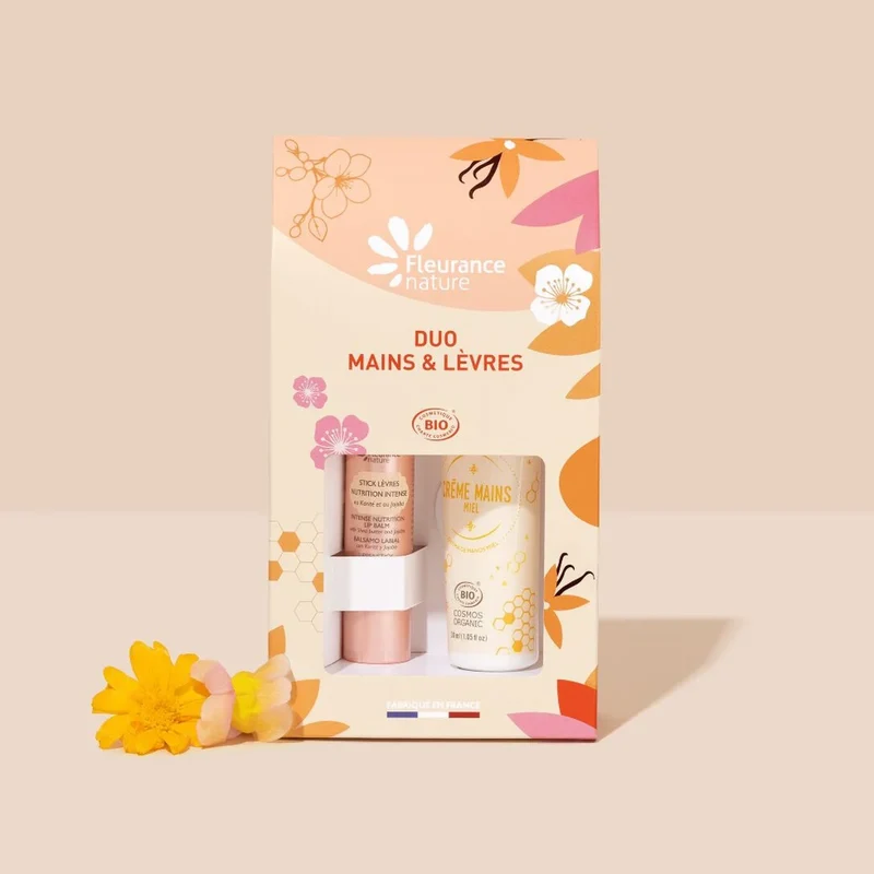 Duo Miel – Rituel Douceur Mains & Lèvres - Fleurance Nature