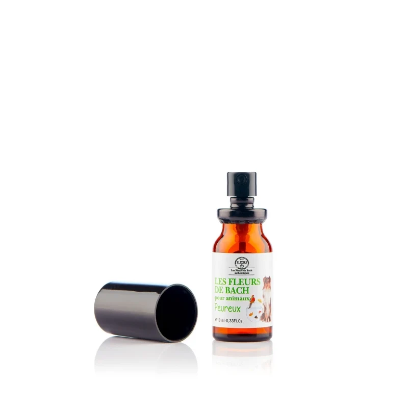 Élixir Fleurs de Bach Bio – Animaux Peureux
