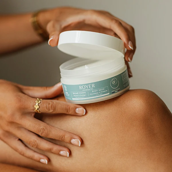 Baume corps bio nourrissant à la bave d’escargot - Royer Cosmétique