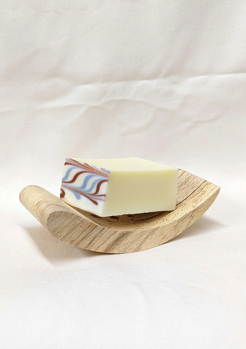 Porte savon bois naturel