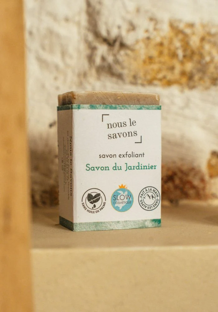 Savon bio exfoliant – Le jardinier