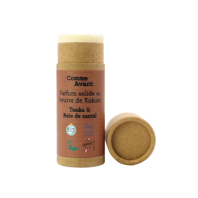 Parfum Solide Tonka & Bois de santal - Comme Avant