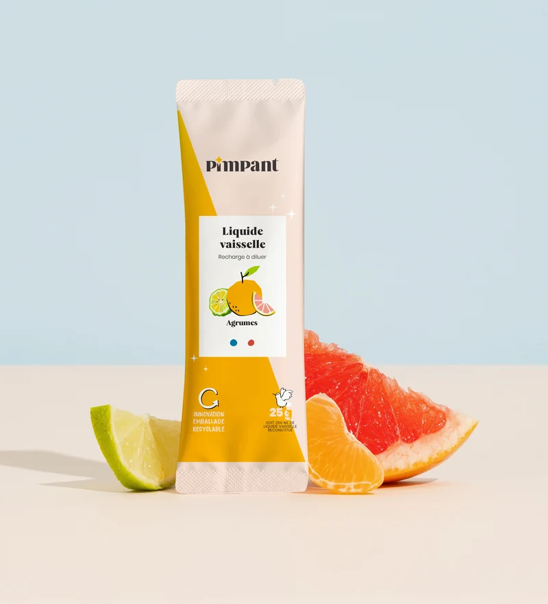 ♻️ Recharge liquide vaisselle Agrumes – Pimpant